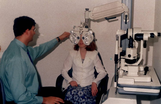 Ange Gets An Eye Test